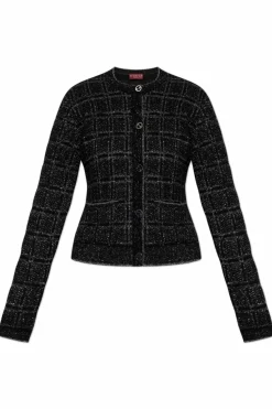 Gucci BLACK Cardigan with Lurex thread