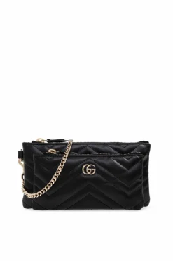 Gucci BLACK Clutch "GG Marmont 2.0 Small"