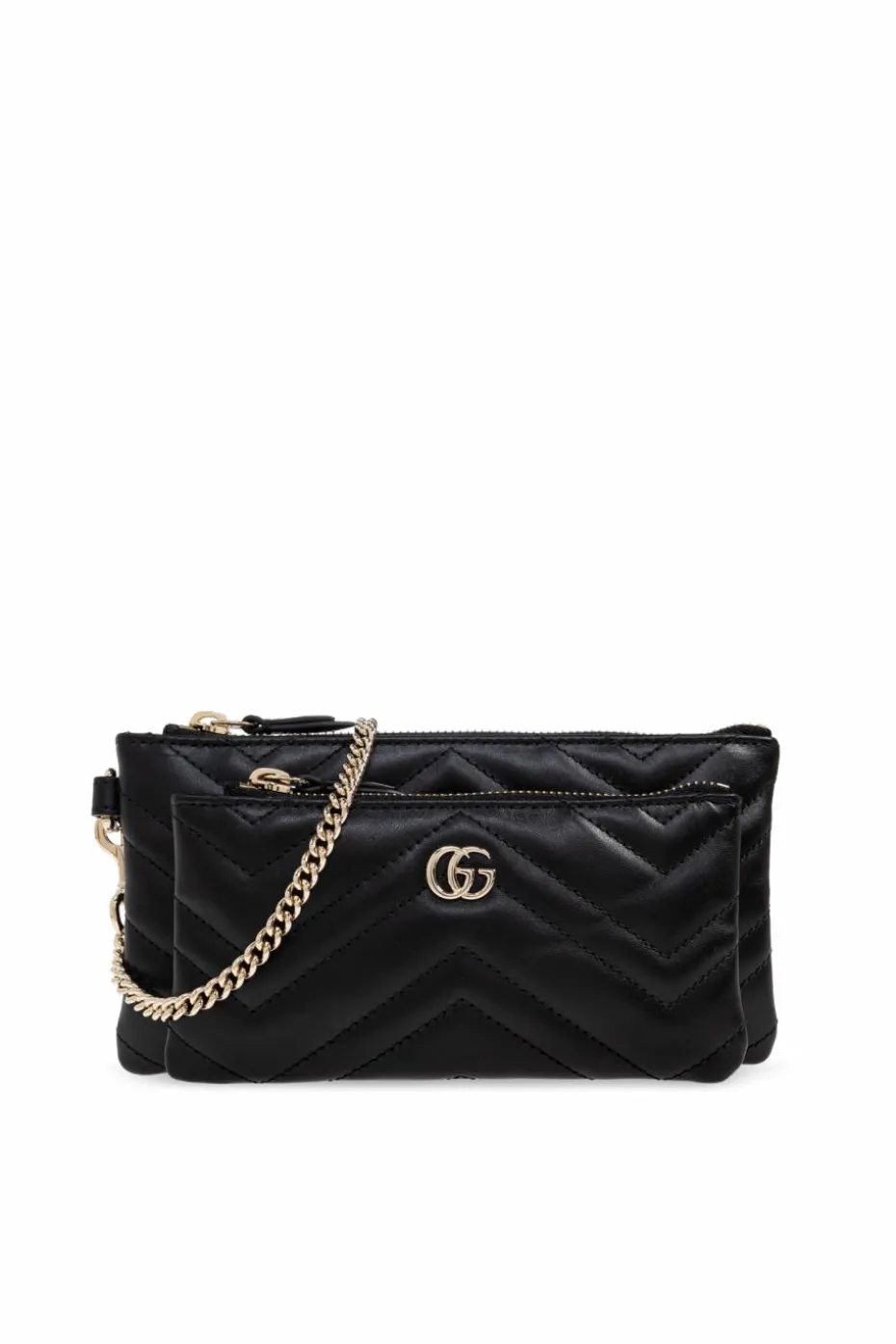 Gucci BLACK Clutch "GG Marmont 2.0 Small"
