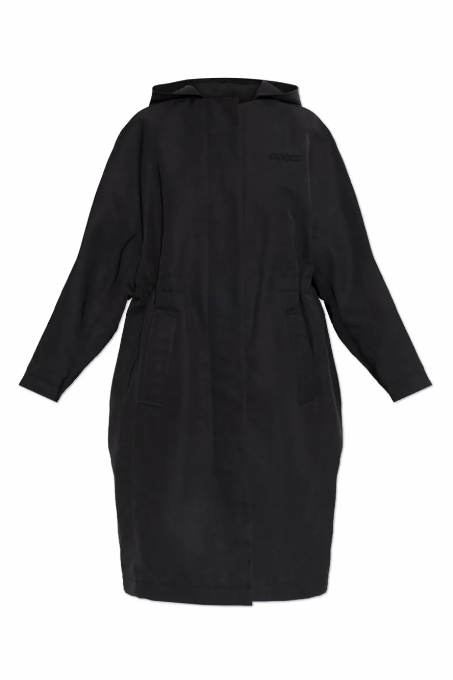 Gucci BLACK Coat with Logo