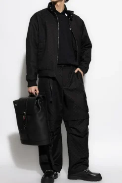 Gucci BLACK Cotton polo shirt with pocket