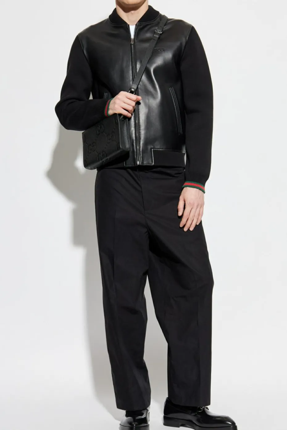 Gucci BLACK Creased pants
