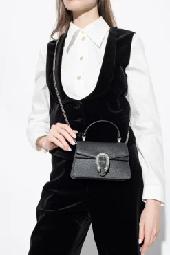 Gucci BLACK ‘Dionysus Mini’ shoulder bag