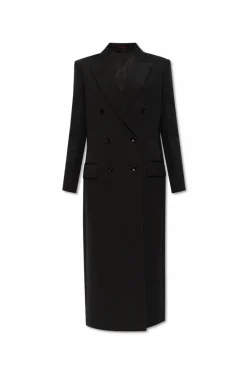 Gucci BLACK Double-breasted coat