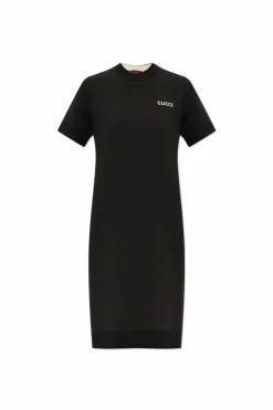 Gucci BLACK Dress with logo