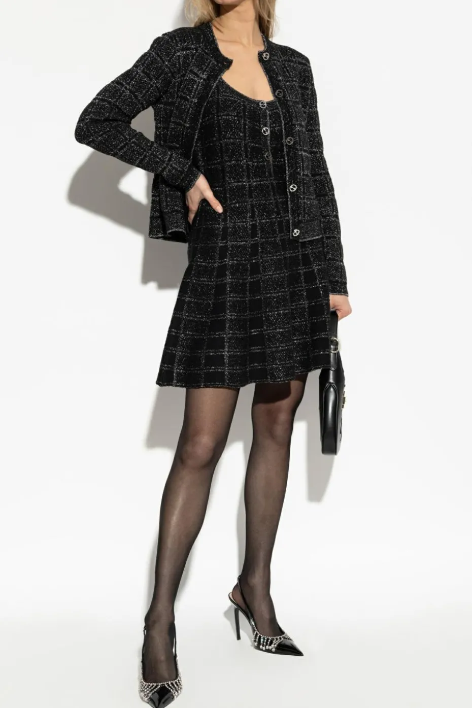 Gucci BLACK Dress with Lurex thread