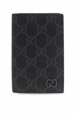Gucci BLACK Folding card case