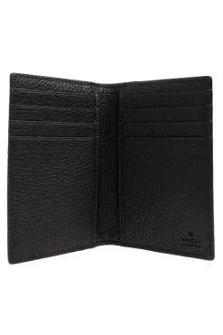Gucci BLACK Folding card case