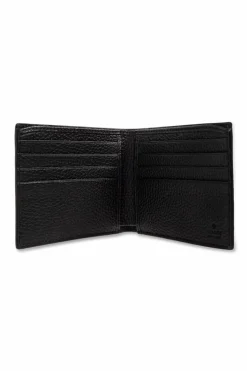 Gucci BLACK Folding wallet with logo