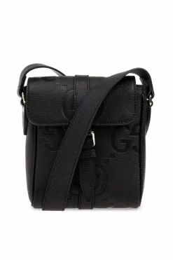Gucci BLACK ‘GG Jumbo Small’ shoulder bag