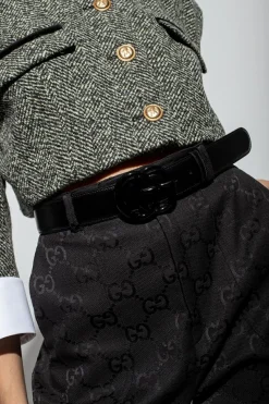 Gucci BLACK ‘GG Marmont’ belt