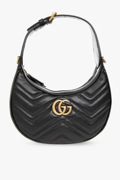 Gucci BLACK ‘GG Marmont Mini’ shoulder bag