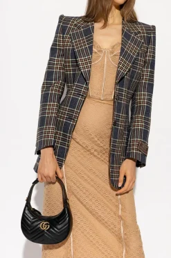 Gucci BLACK ‘GG Marmont Mini’ shoulder bag