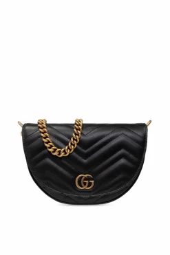 Gucci BLACK ‘GG Marmont Mini’ shoulder bag