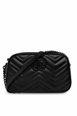 Gucci BLACK ‘GG Marmont’ shoulder bag