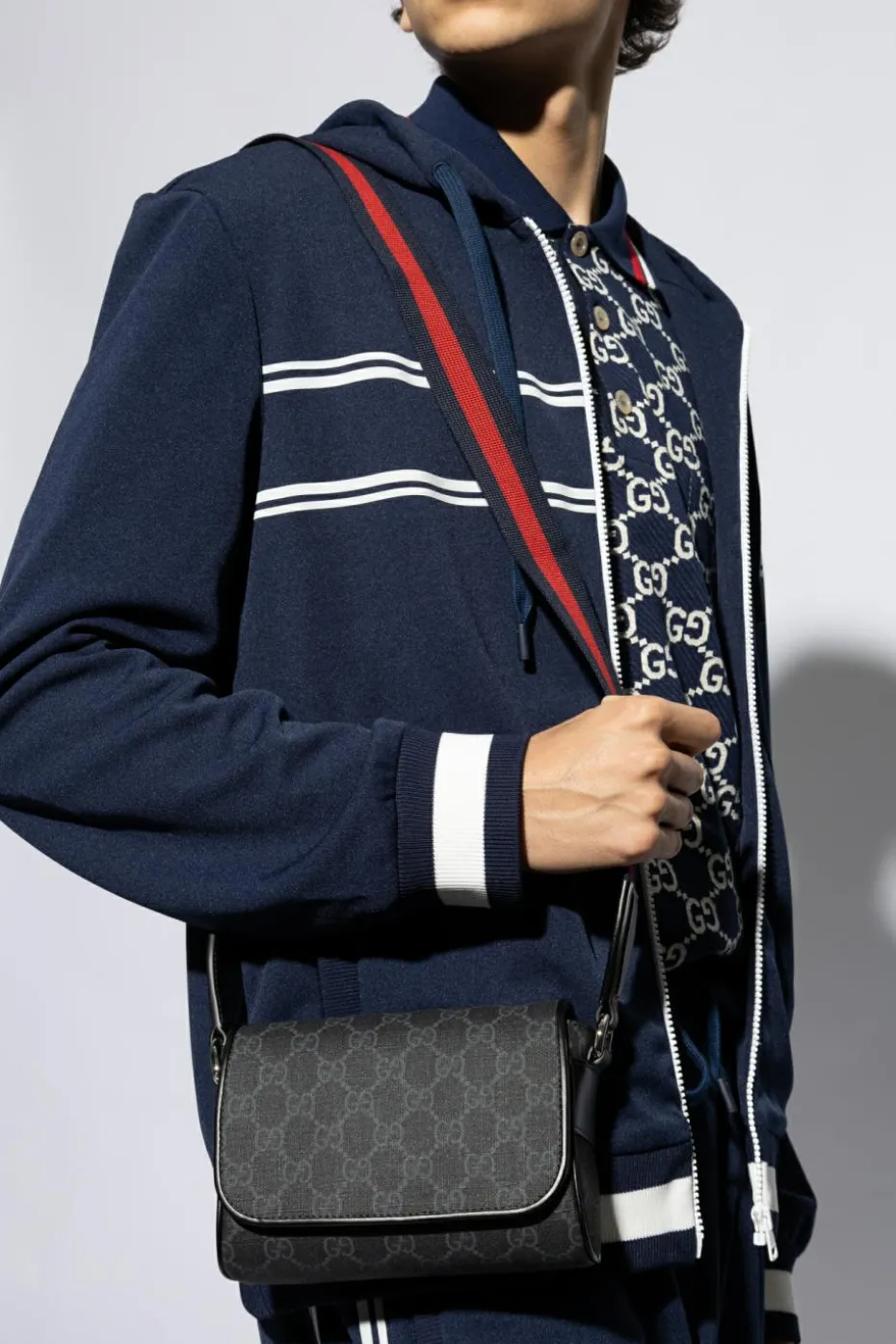 Gucci BLACK ‘GG Super Mini’ Shoulder Bag