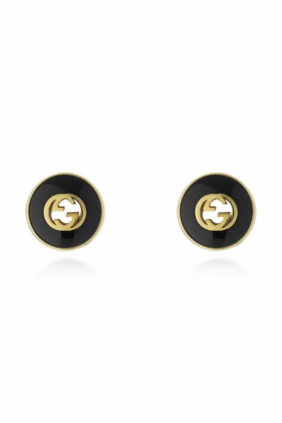 Gucci BLACK Gold earrings