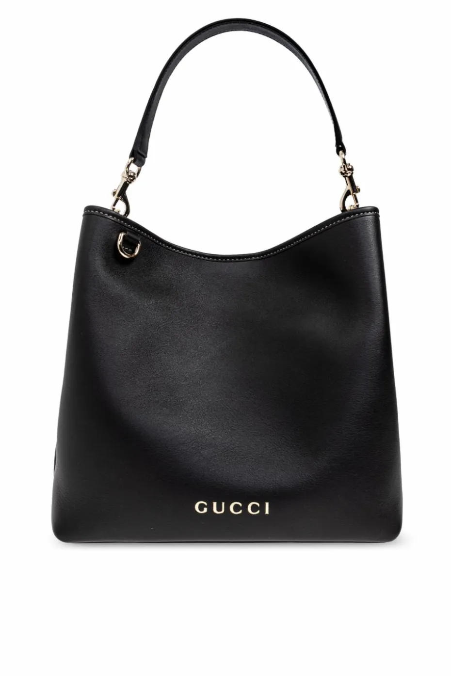 Gucci BLACK Handbag GG Emblem Small