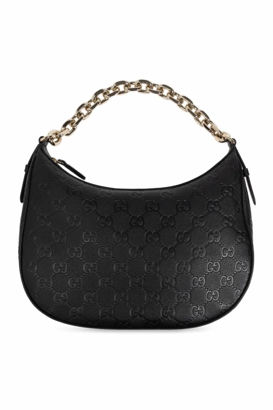 Gucci BLACK Handbag GG Emblem Medium