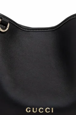 Gucci BLACK Handbag GG Emblem Mini