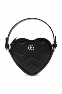 Gucci BLACK Handbag "GG Marmont Mini"