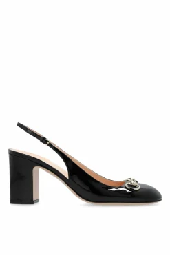 Gucci BLACK High Heels Horsebit