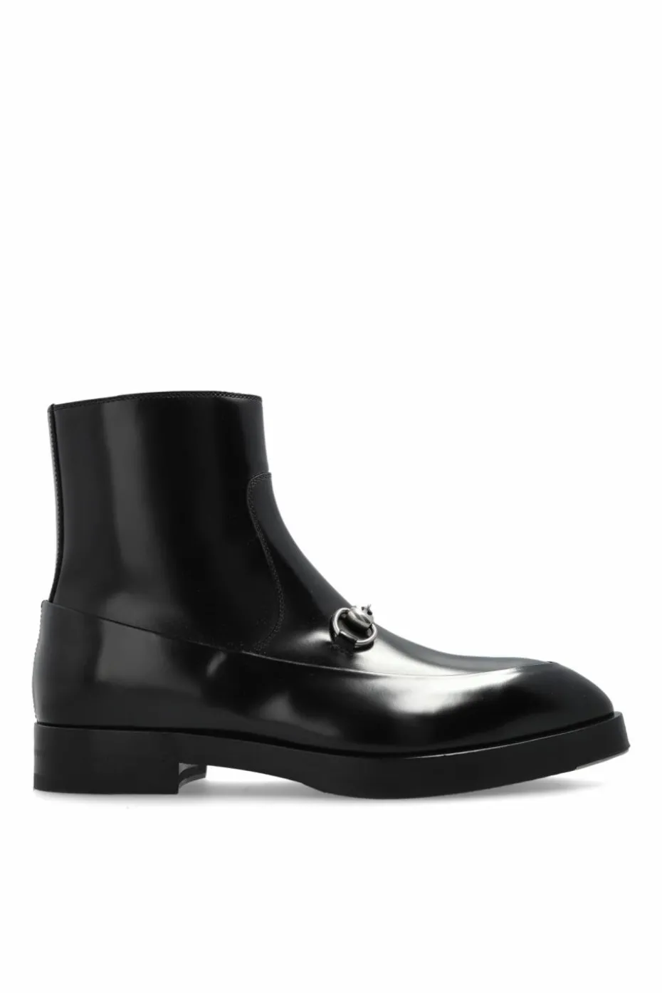 Gucci BLACK Leather ankle boots
