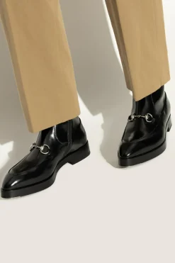Gucci BLACK Leather ankle boots