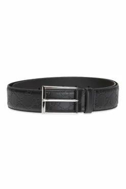 Gucci BLACK Leather belt