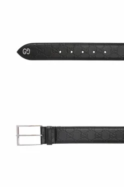 Gucci BLACK Leather belt