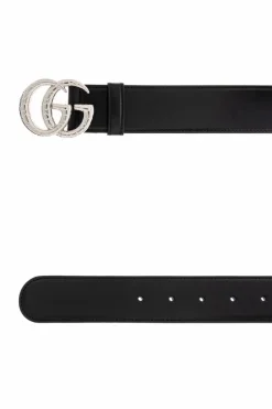 Gucci BLACK Leather belt