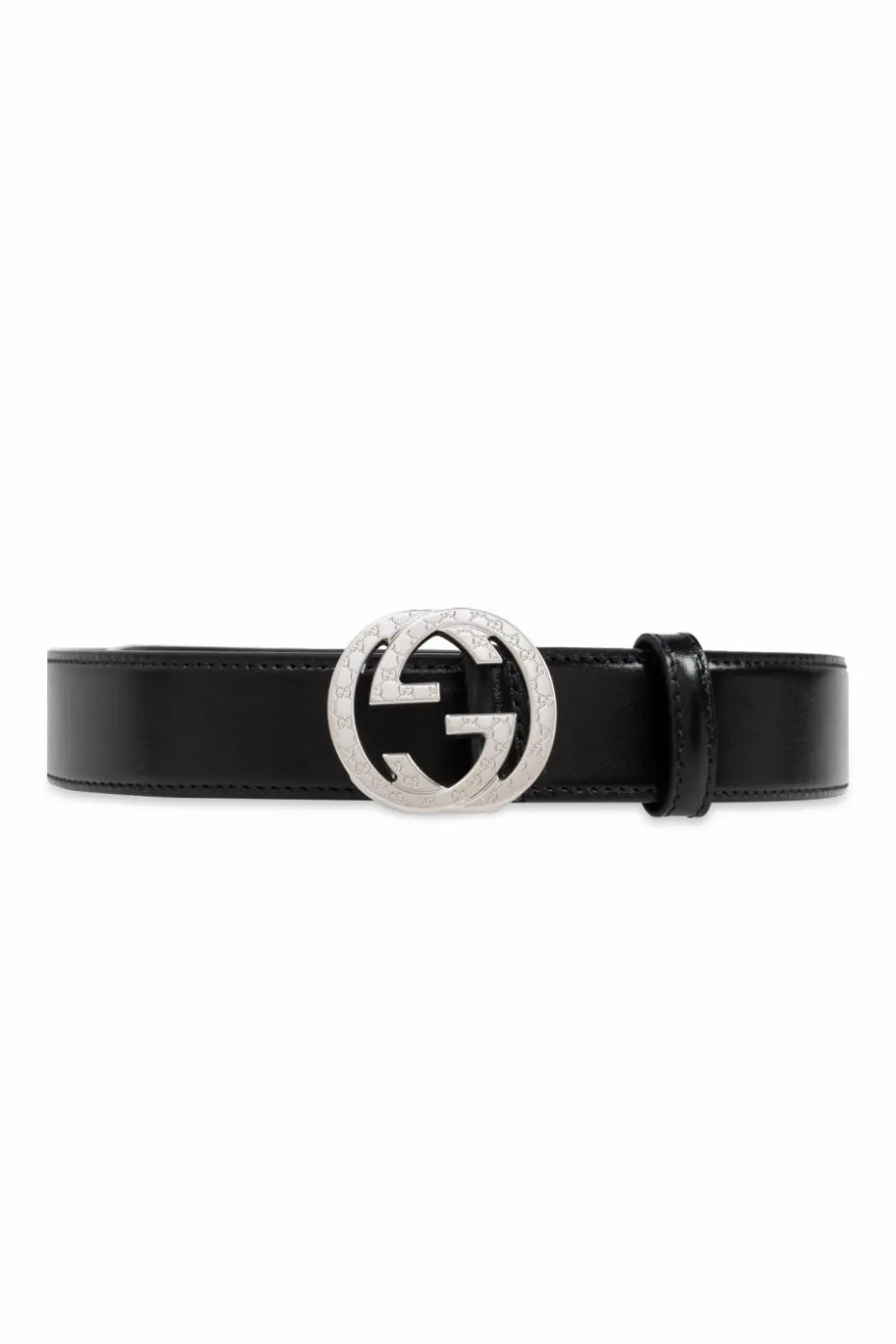 Gucci BLACK Leather belt