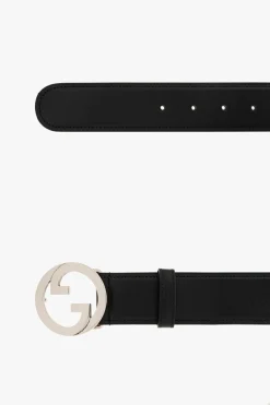Gucci BLACK Leather belt