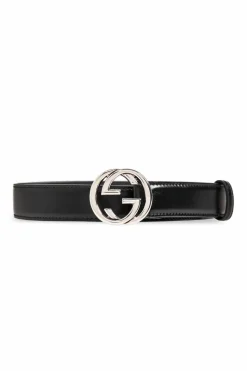 Gucci BLACK Leather belt