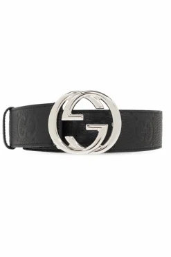 Gucci BLACK Leather belt