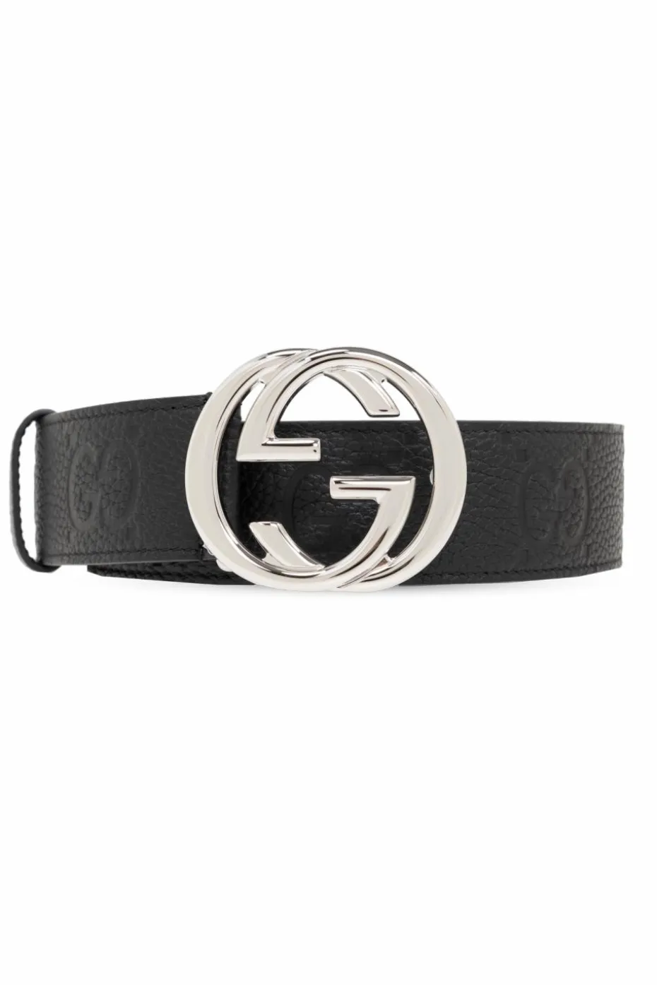 Gucci BLACK Leather belt