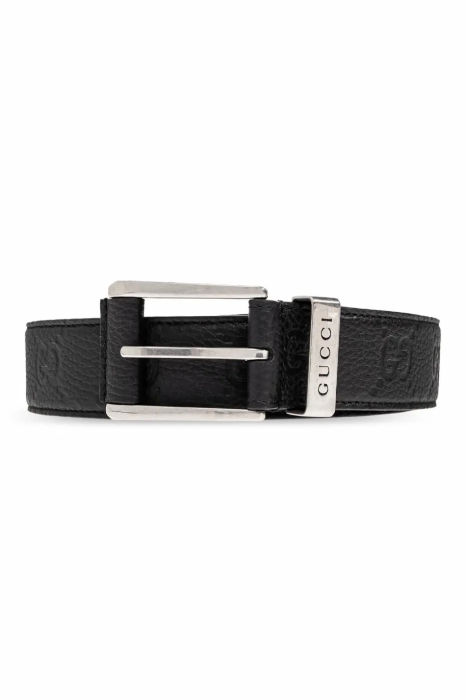 Gucci BLACK Leather belt