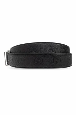 Gucci BLACK Leather belt