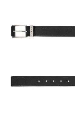Gucci BLACK Leather belt