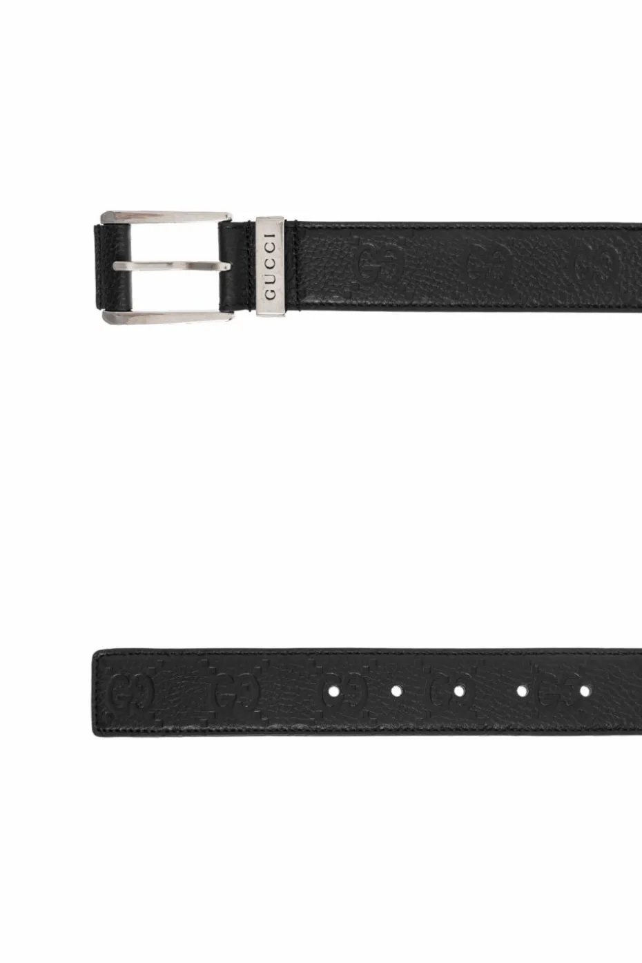 Gucci BLACK Leather belt