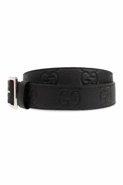 Gucci BLACK Leather belt