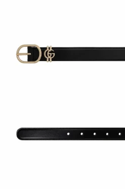 Gucci BLACK Leather belt
