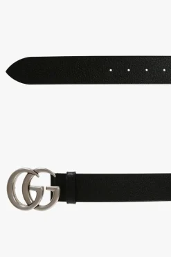 Gucci BLACK Leather belt