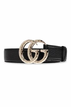 Gucci BLACK Leather belt