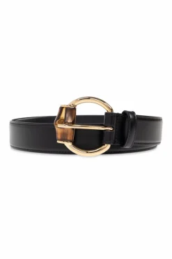 Gucci BLACK Leather belt