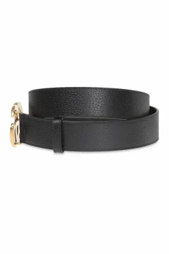 Gucci BLACK Leather belt