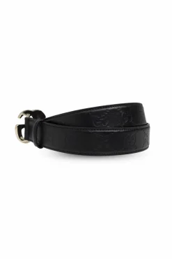 Gucci BLACK Leather belt