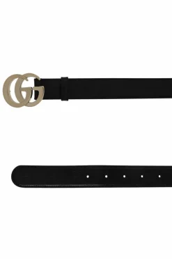 Gucci BLACK Leather belt