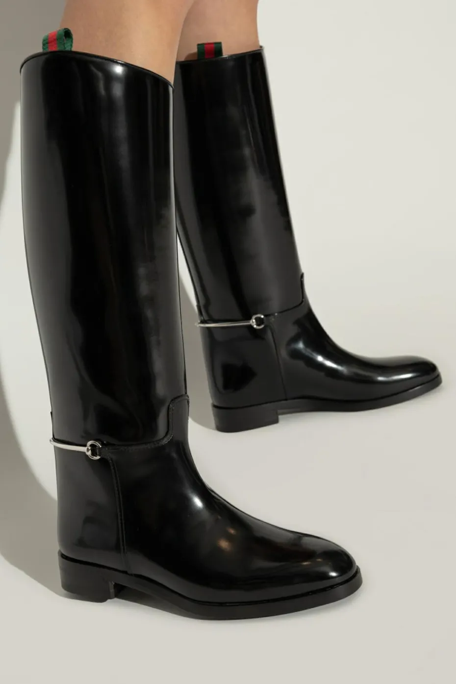 Gucci BLACK Leather boots
