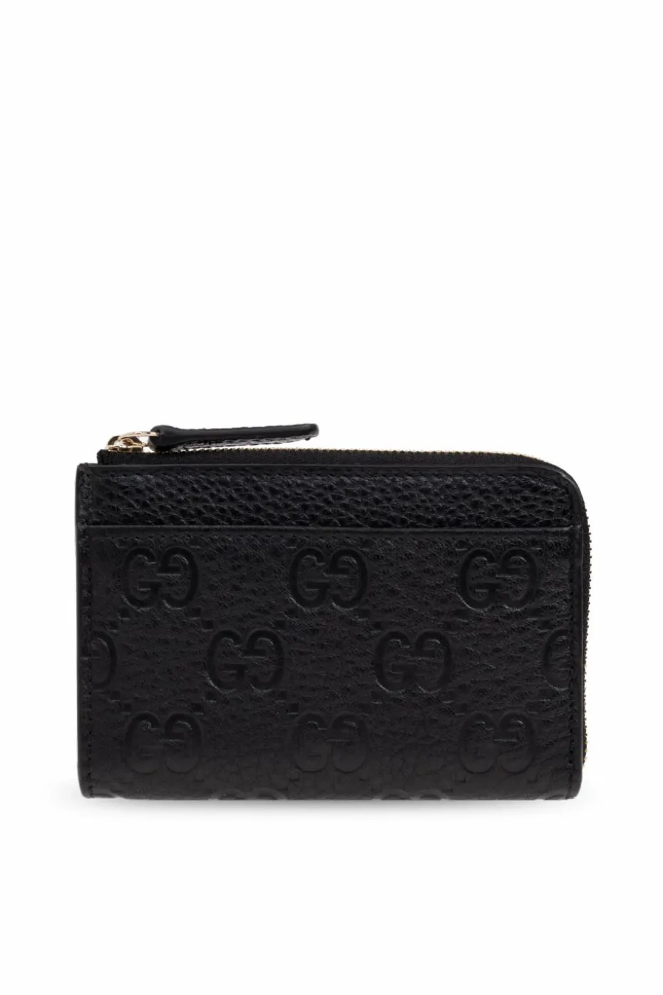 Gucci BLACK Leather card case